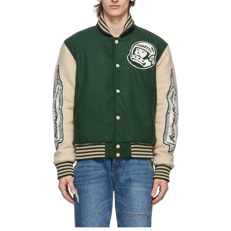 TALISHKO™ - Represent Green Baseball Jacket