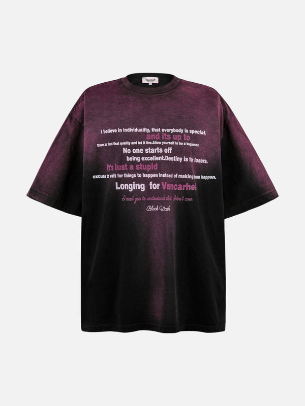 TALISHKO - Philosophic Threads Typographic Statement Tee