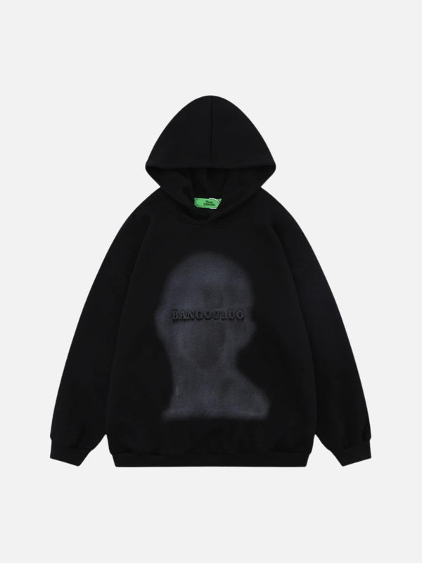 TALISHKO - Shadow Graphic Print Hoodie