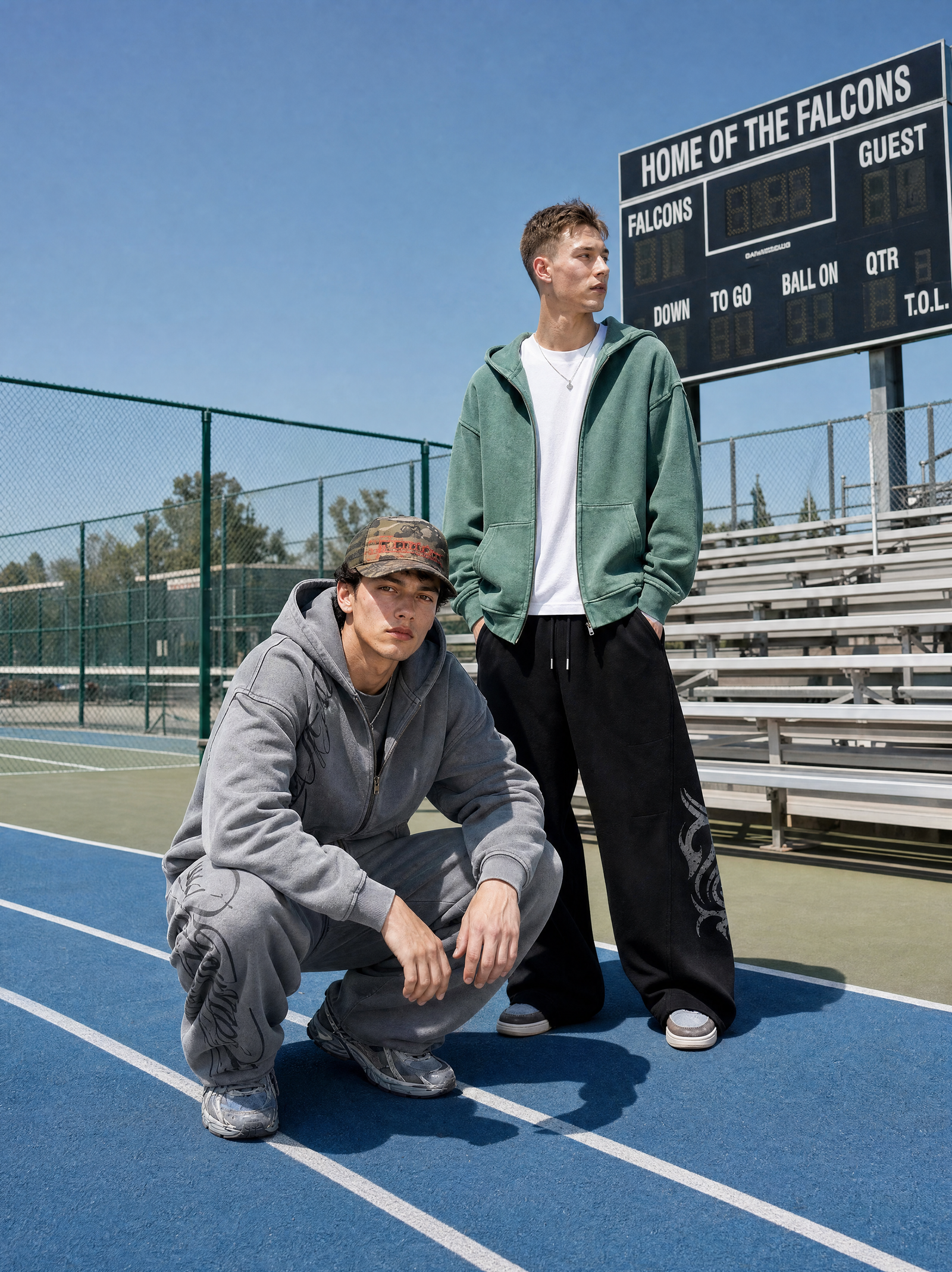 Talishko streetwear - gece sokak pozu