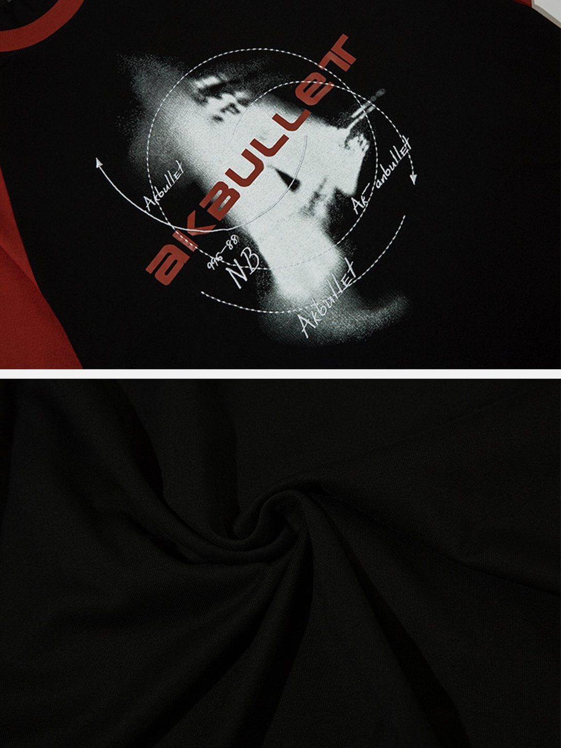 TALISHKO - AKBullet Print Tee - streetwear fashion, outfit ideas - talishko.com