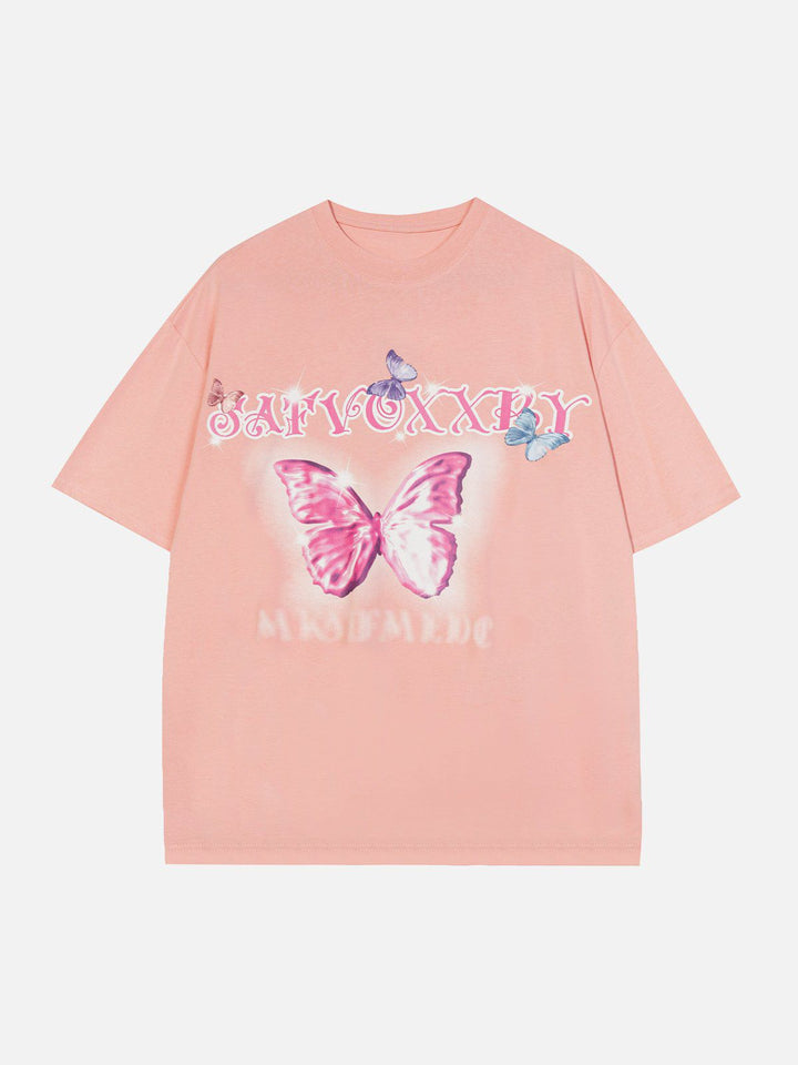 TALISHKO™ - Butterfly Graphic Tee streetwear fashion - talishko.com