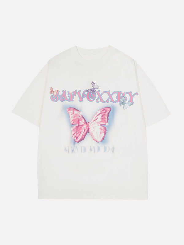 TALISHKO - Butterfly Graphic Tee - streetwear fashion, outfit ideas - talishko.com