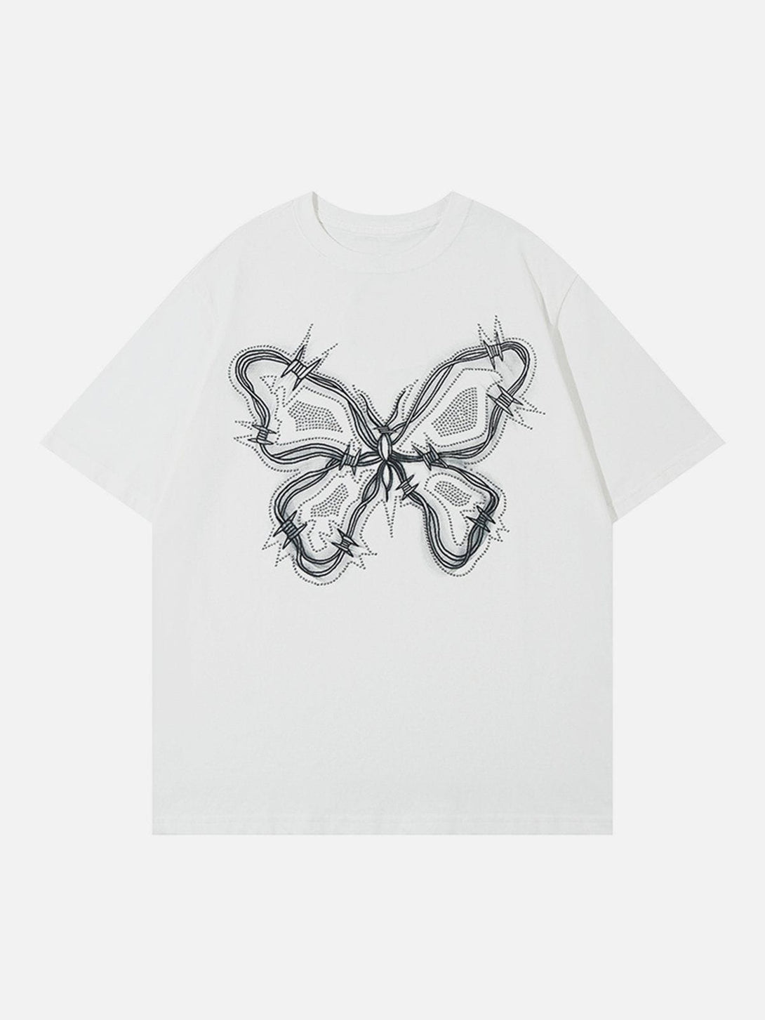 TALISHKO - Butterfly Print Tee - streetwear fashion, outfit ideas - talishko.com