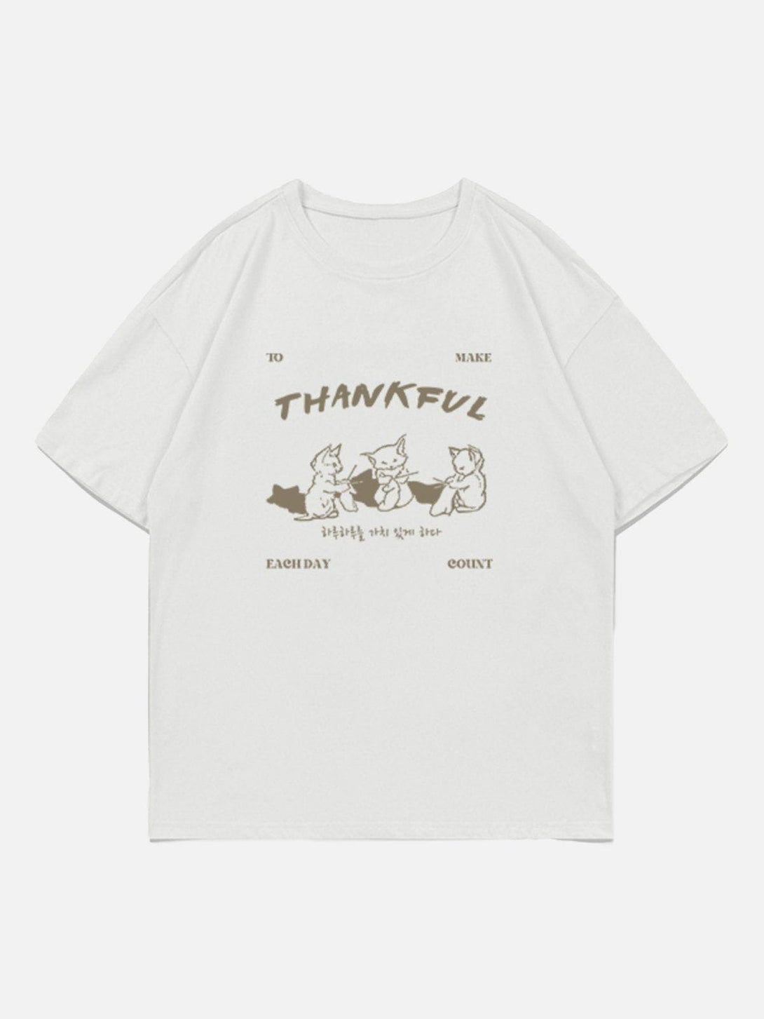 TALISHKO - Cartoon Fox Print Tee - streetwear fashion, outfit ideas - talishko.com