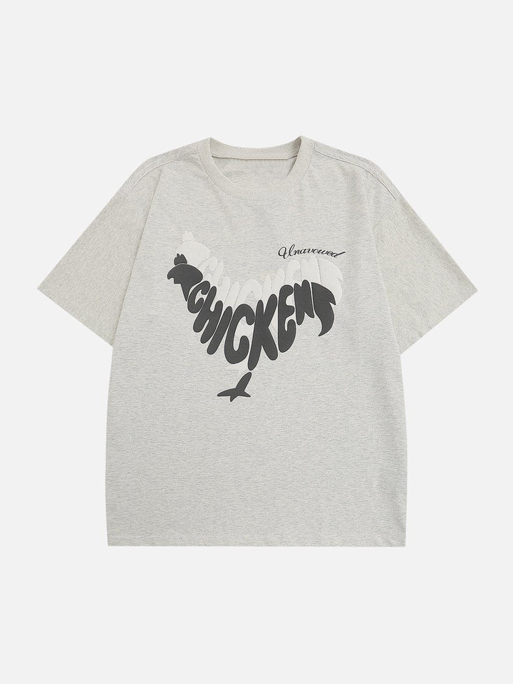 TALISHKO - Chicken Print Tee - streetwear fashion, outfit ideas - talishko.com