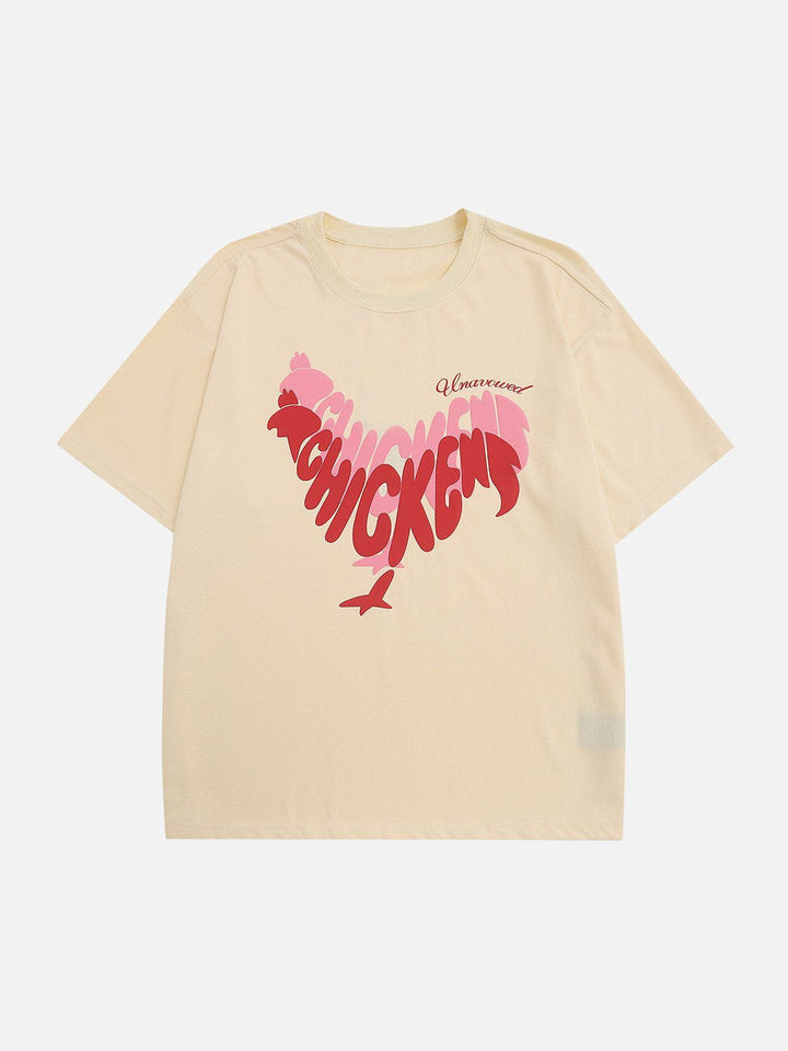 TALISHKO - Chicken Print Tee - streetwear fashion, outfit ideas - talishko.com