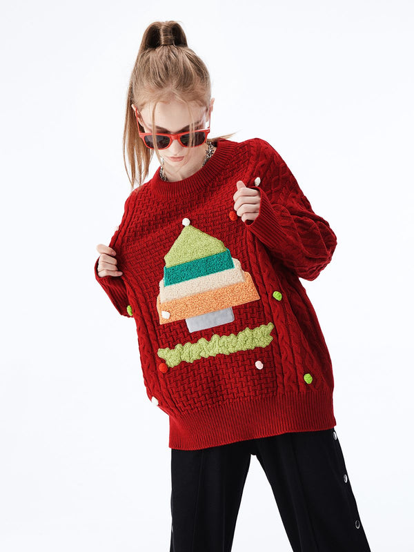 TALISHKO - Christmas Tree Design Sweater - streetwear fashion, outfit ideas - talishko.com