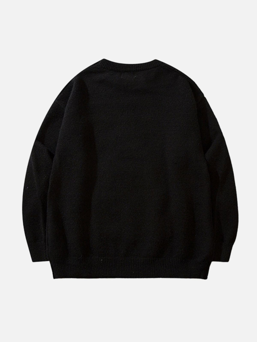 TALISHKO - Christmas Tree Embroidery Print Sweater - streetwear fashion, outfit ideas - talishko.com