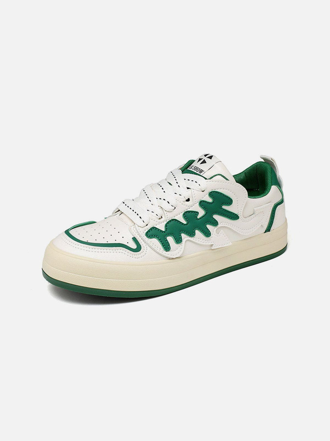 TALISHKO - Colorblock Platform Patch Casual Shoes - streetwear fashion, outfit ideas - talishko.com