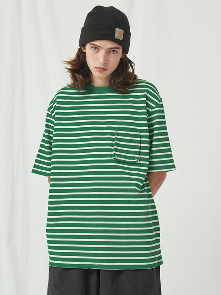 TALISHKO - Colorblock Stripe Tee - streetwear fashion, outfit ideas - talishko.com
