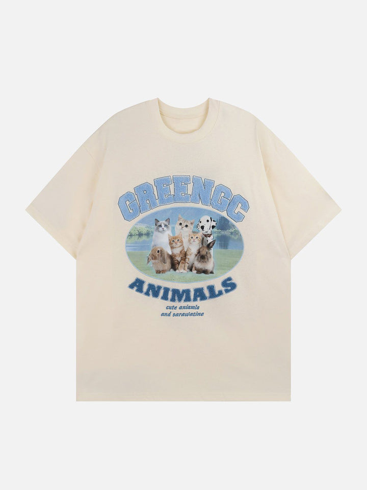 TALISHKO - Cute Animal Graphic Tee - streetwear fashion, outfit ideas - talishko.com