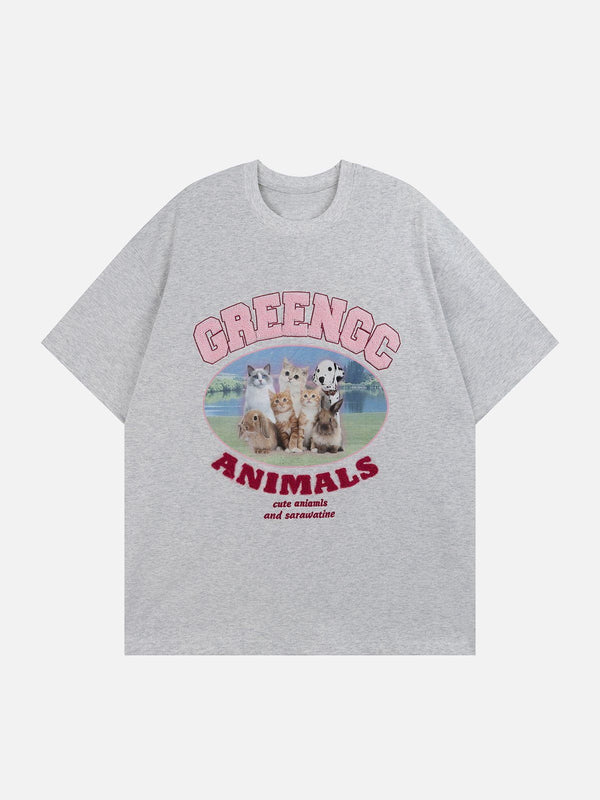 TALISHKO - Cute Animal Graphic Tee - streetwear fashion, outfit ideas - talishko.com