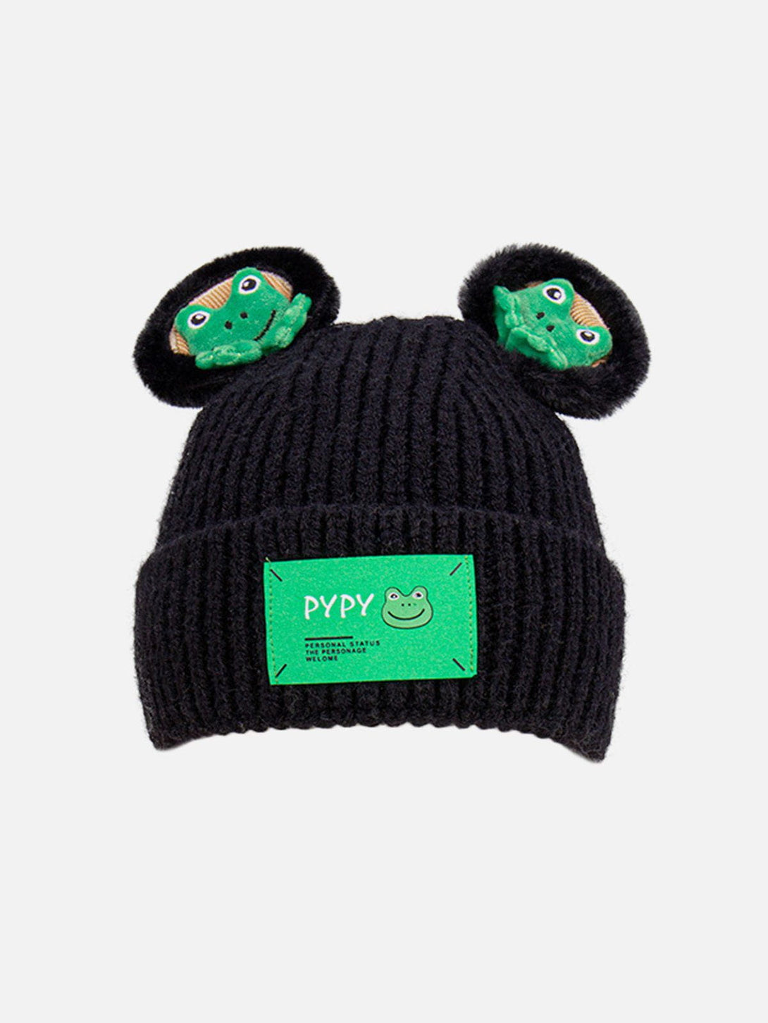 TALISHKO - Cute Cartoon 3D Frog Knitting Hat - streetwear fashion, outfit ideas - talishko.com