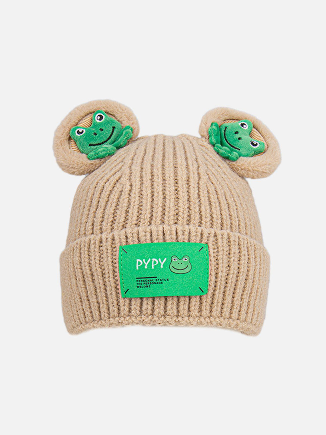 TALISHKO - Cute Cartoon 3D Frog Knitting Hat - streetwear fashion, outfit ideas - talishko.com