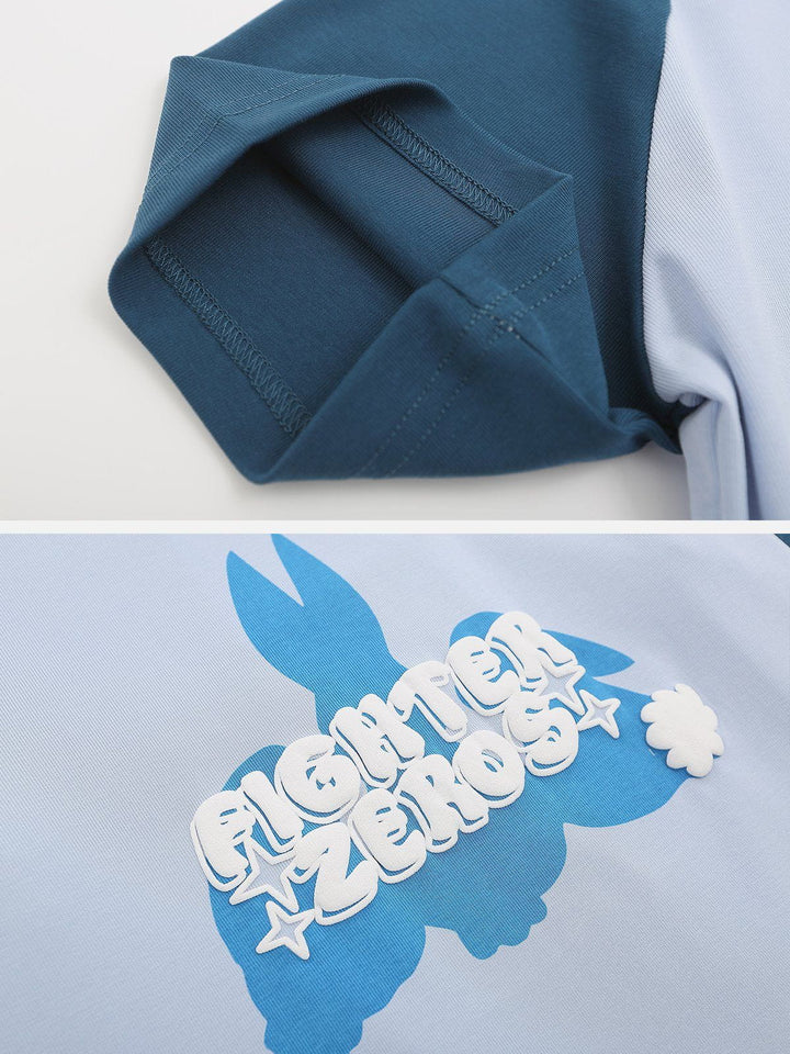 TALISHKO - Cute Rabbit Print Tee - streetwear fashion, outfit ideas - talishko.com