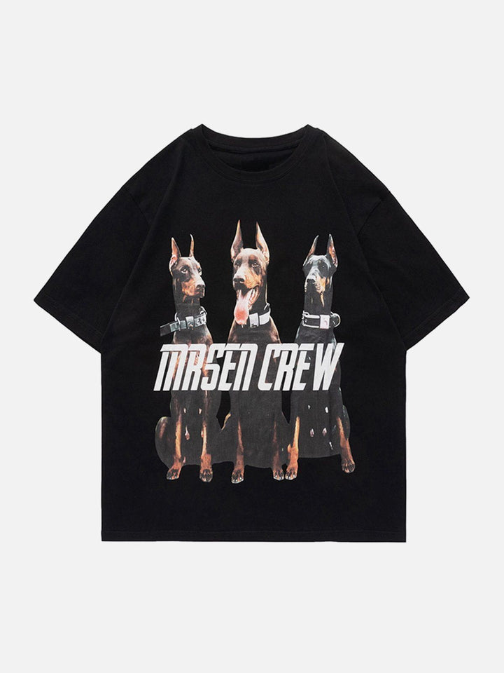 TALISHKO - Doberman Pinscher Print Tee - streetwear fashion, outfit ideas - talishko.com