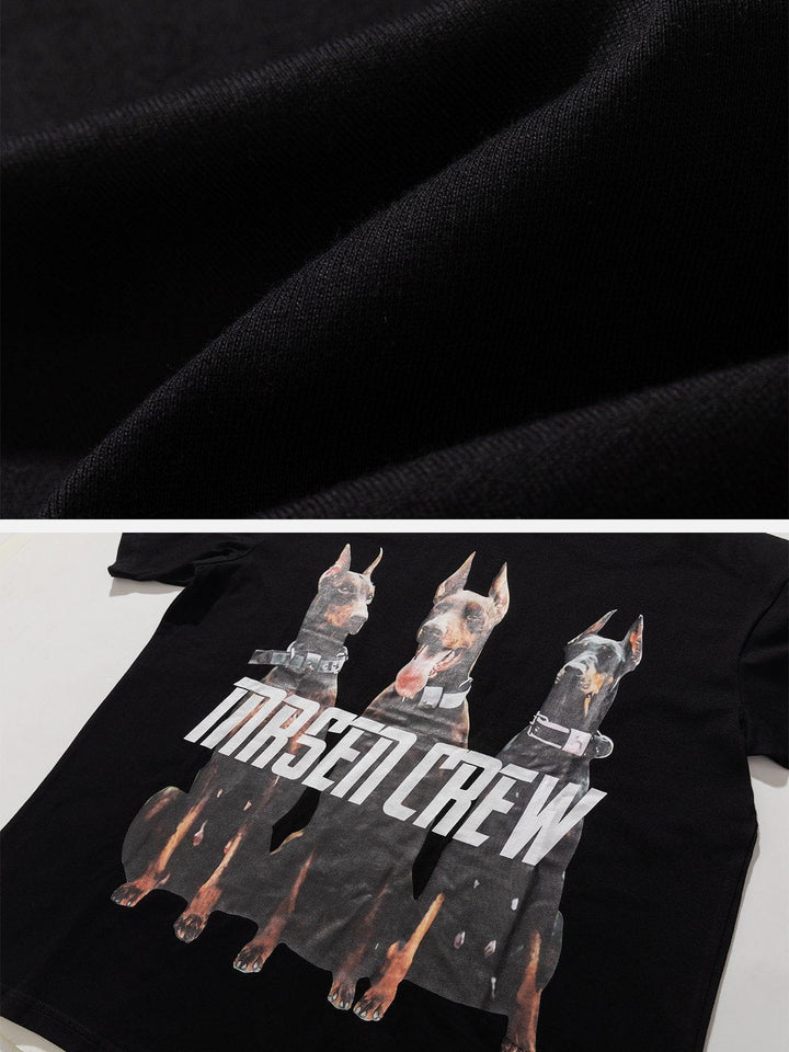 TALISHKO - Doberman Pinscher Print Tee - streetwear fashion, outfit ideas - talishko.com