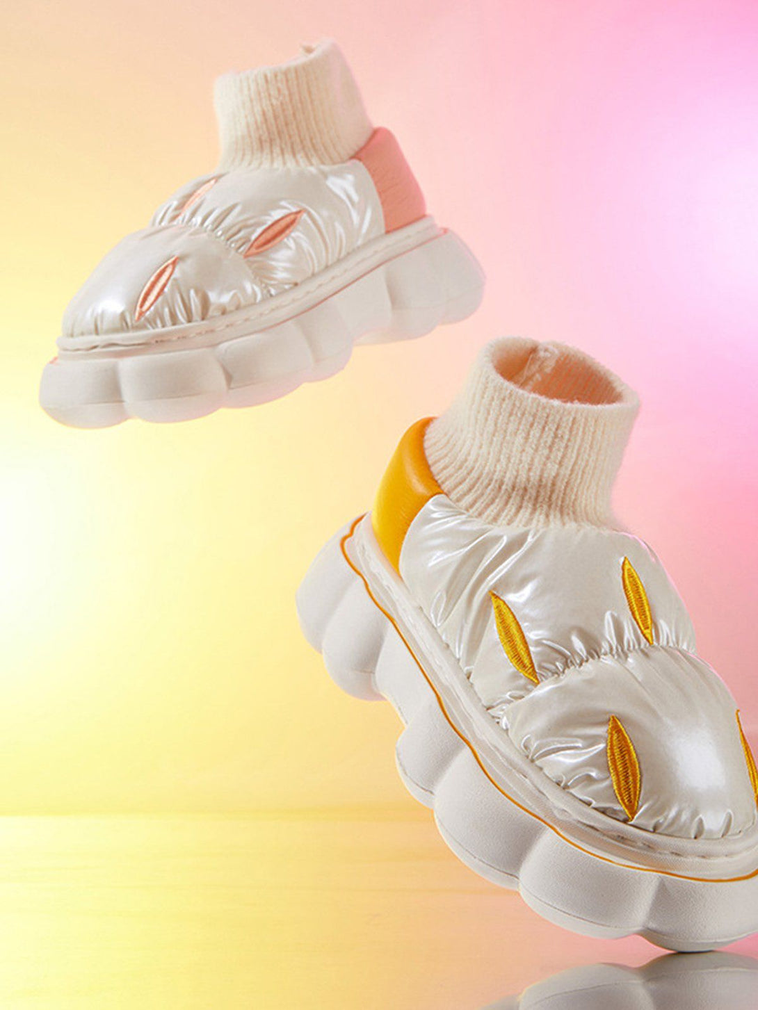 TALISHKO - Fantastic Design Latex Cotton-padded Shoes - streetwear fashion, outfit ideas - talishko.com