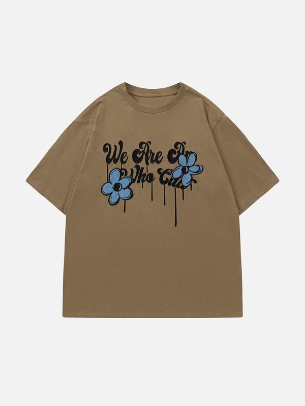 TALISHKO - Flower Print Tee - streetwear fashion, outfit ideas - talishko.com