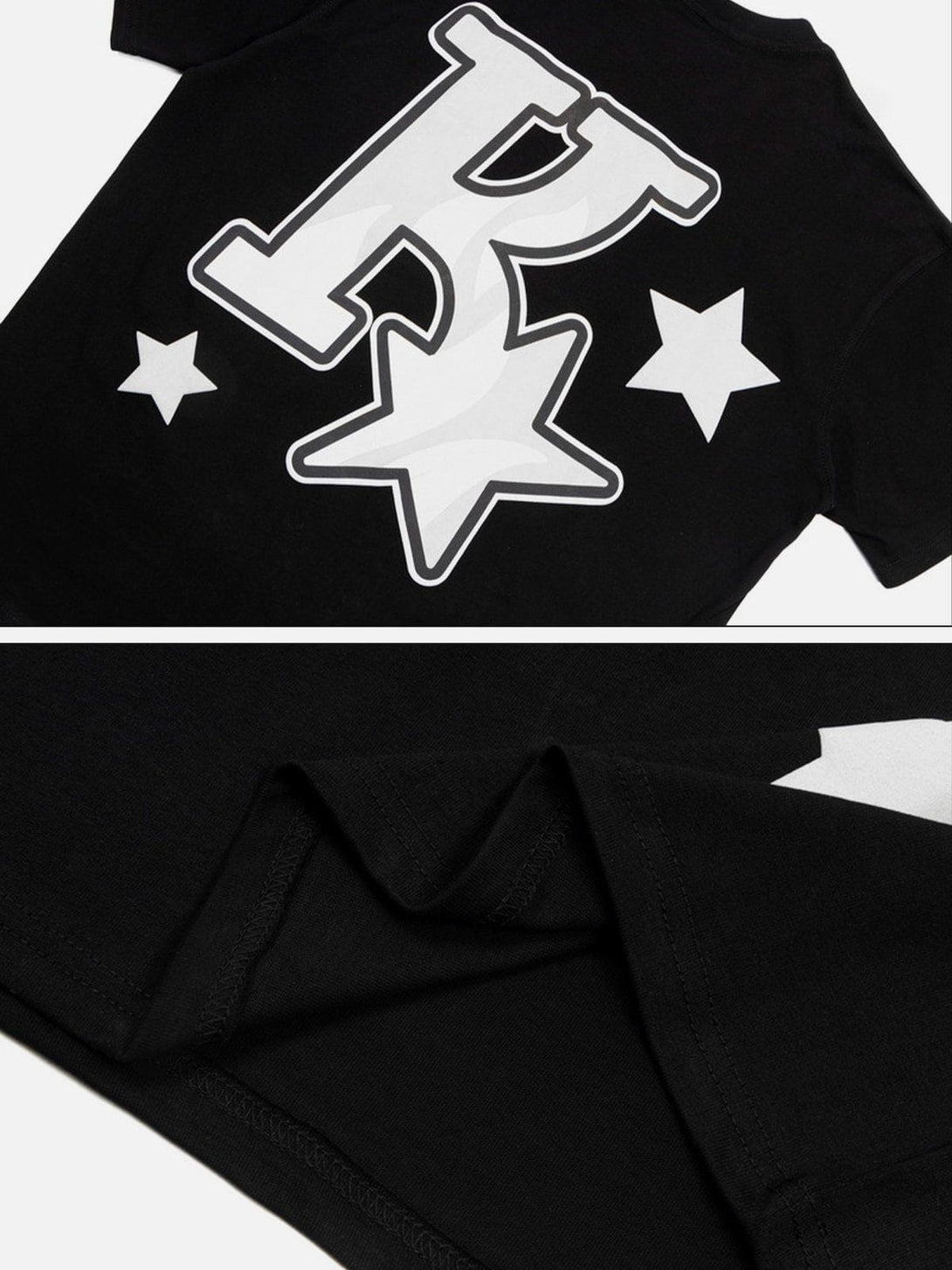 TALISHKO - Foam Printing Star Tee - streetwear fashion, outfit ideas - talishko.com