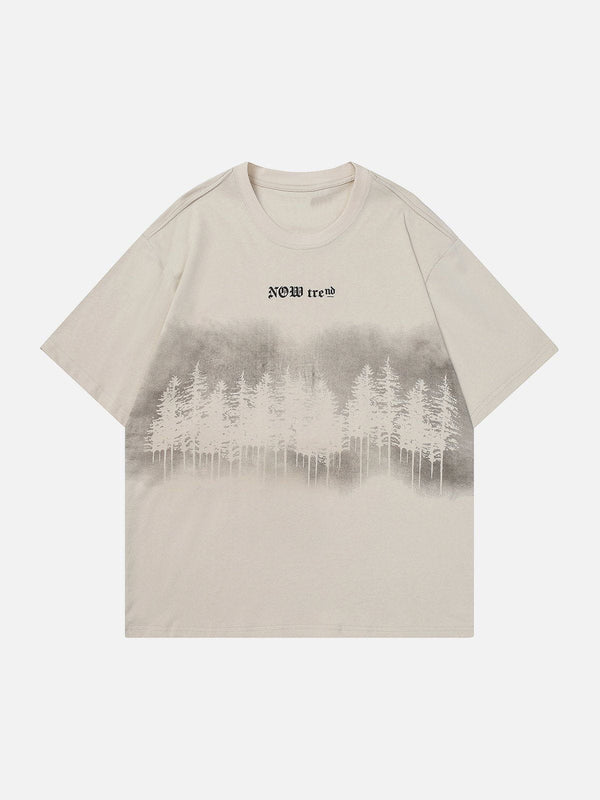 TALISHKO - Forest Inkjet Print Tee - streetwear fashion, outfit ideas - talishko.com