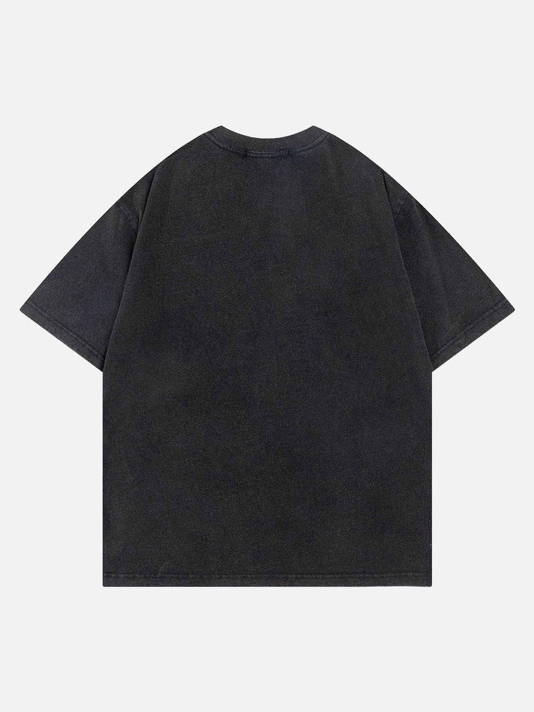 TALISHKO - Fuzzy Font Print Washed Tee - streetwear fashion, outfit ideas - talishko.com