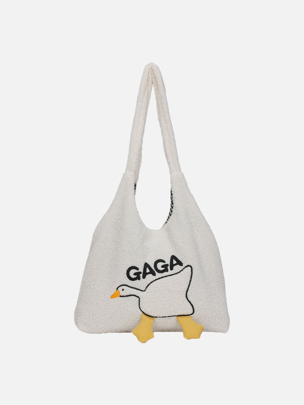 TALISHKO - GAGA Embroidered Goose Bag - streetwear fashion, outfit ideas - talishko.com