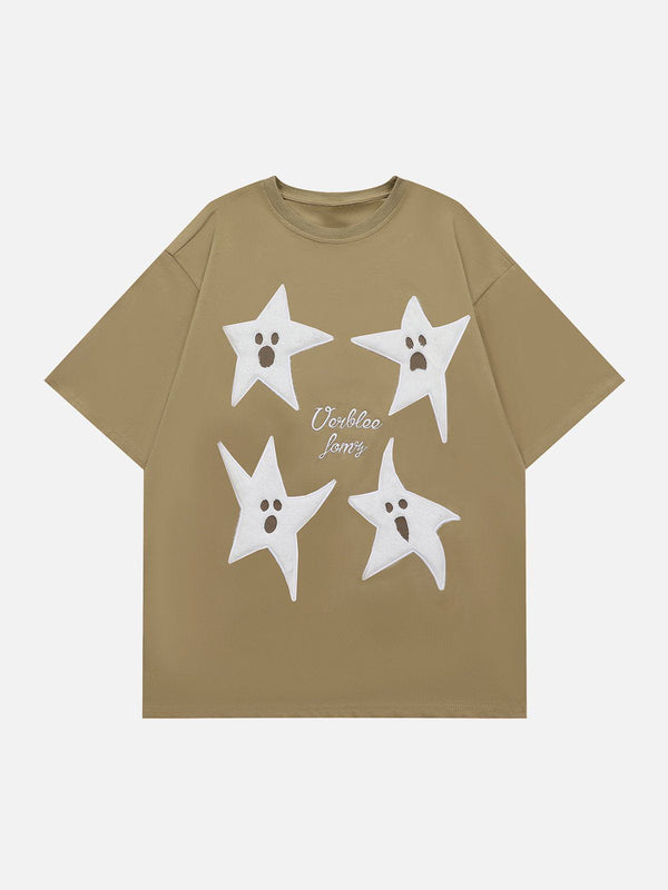 TALISHKO - Ghost Star Print Tee - streetwear fashion, outfit ideas - talishko.com