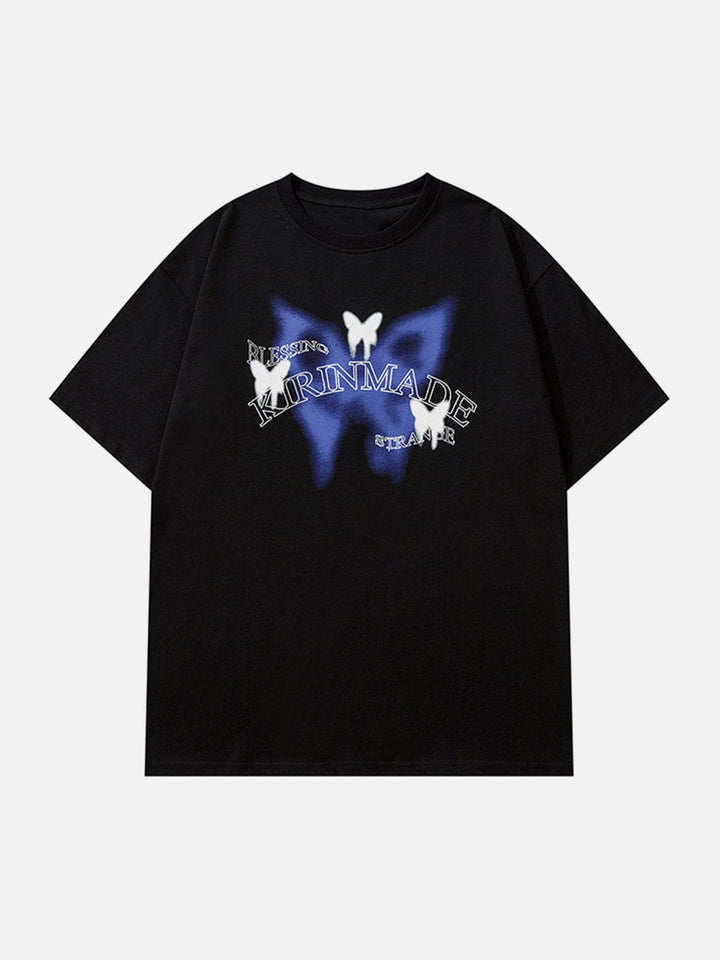 TALISHKO - Gradient Butterflies Graphic Tee - streetwear fashion, outfit ideas - talishko.com