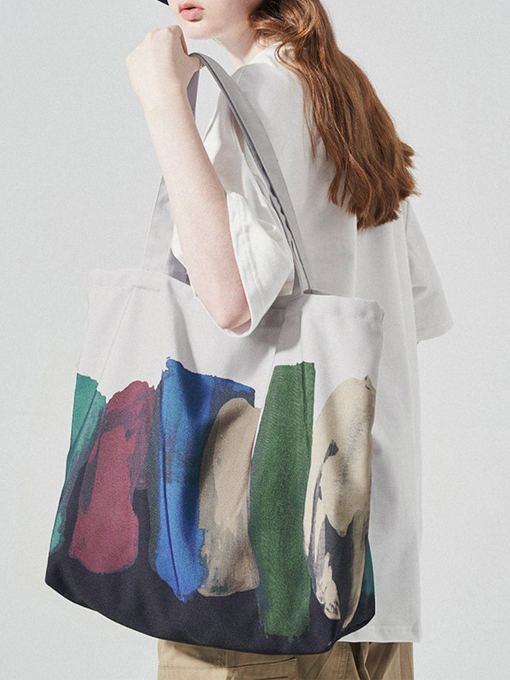 TALISHKO - Graffiti Canvas Shoulder Bag Bag - streetwear fashion, outfit ideas - talishko.com