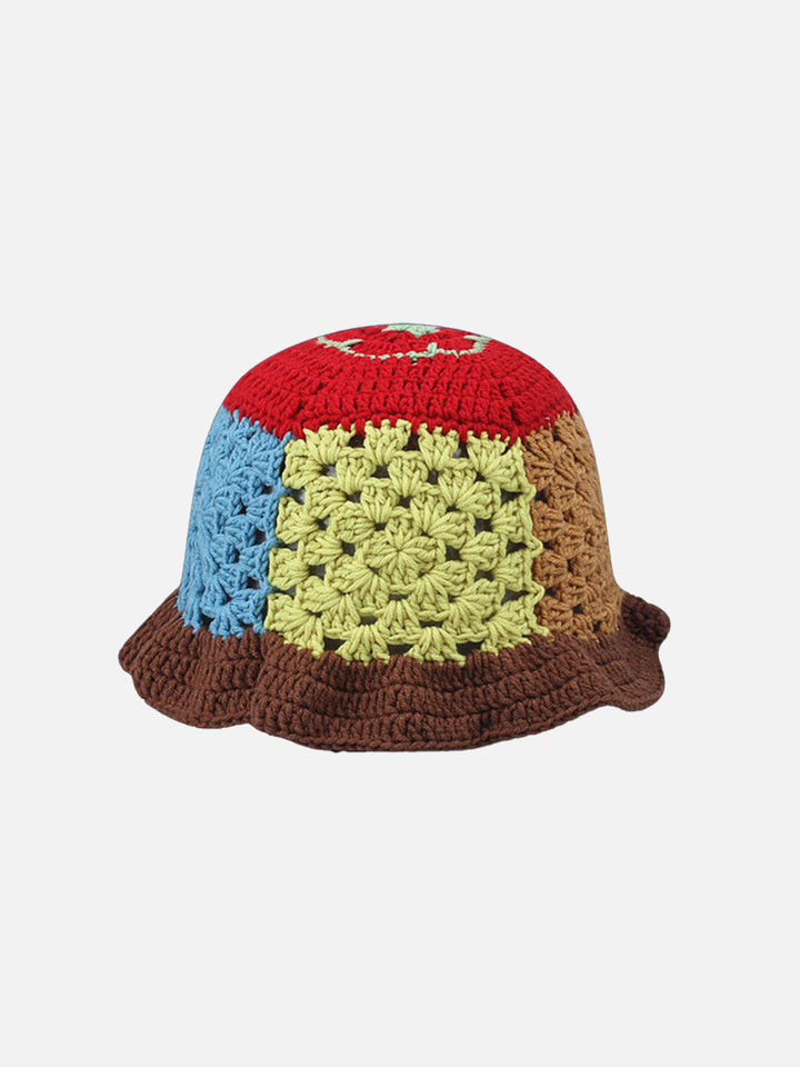 TALISHKO - Handmade Crochet Open Knit Bucket Hat - streetwear fashion, outfit ideas - talishko.com