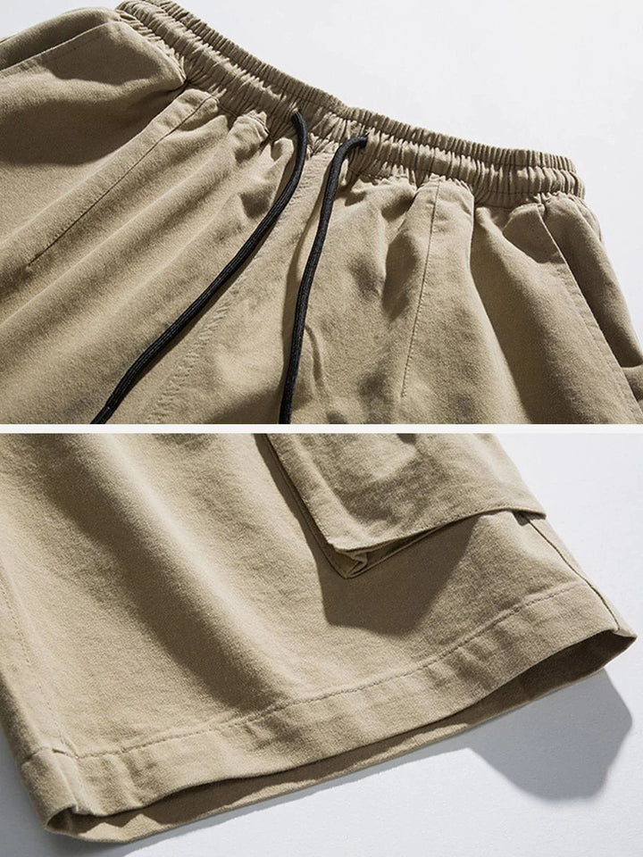 TALISHKO - Large Pocket Casual Shorts - streetwear fashion, outfit ideas - talishko.com