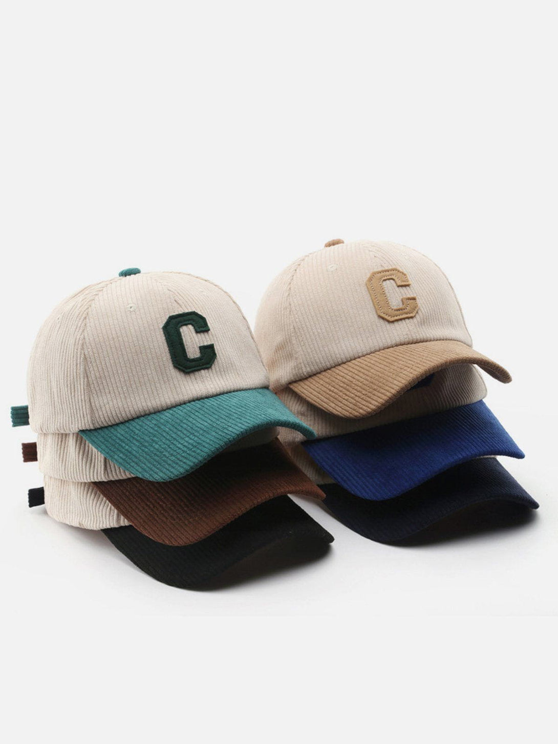 TALISHKO - Letter C Patchwork Hat - streetwear fashion, outfit ideas - talishko.com