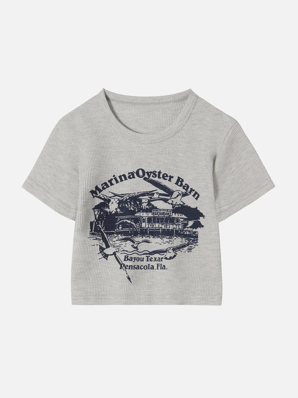 TALISHKO - Marina Oyster Barn Tee - streetwear fashion, outfit ideas - talishko.com