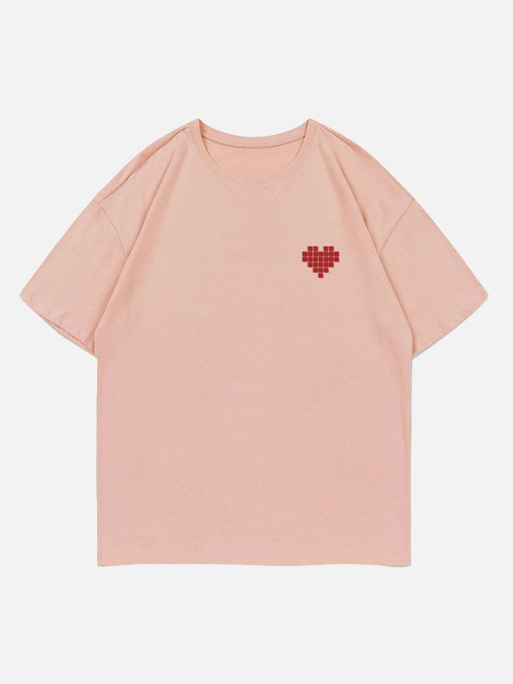 TALISHKO - Mosaic Heart Print Tee - streetwear fashion, outfit ideas - talishko.com