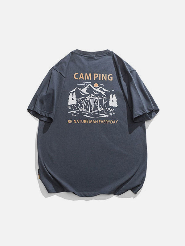 TALISHKO - Mountain Camping Graphic Tee - streetwear fashion, outfit ideas - talishko.com