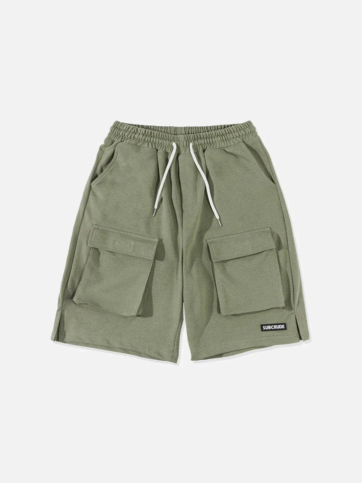 TALISHKO - Multi-Pocket Drawstring Shorts - streetwear fashion, outfit ideas - talishko.com