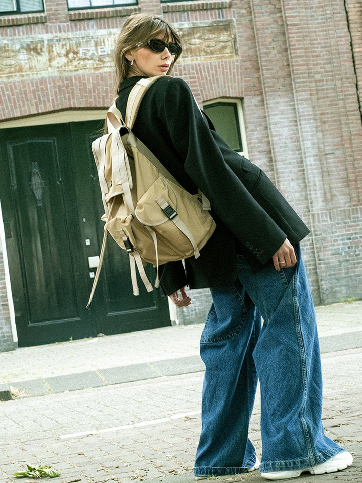 TALISHKO - Multi-Pocket Strapped Shoulder Bag - streetwear fashion, outfit ideas - talishko.com