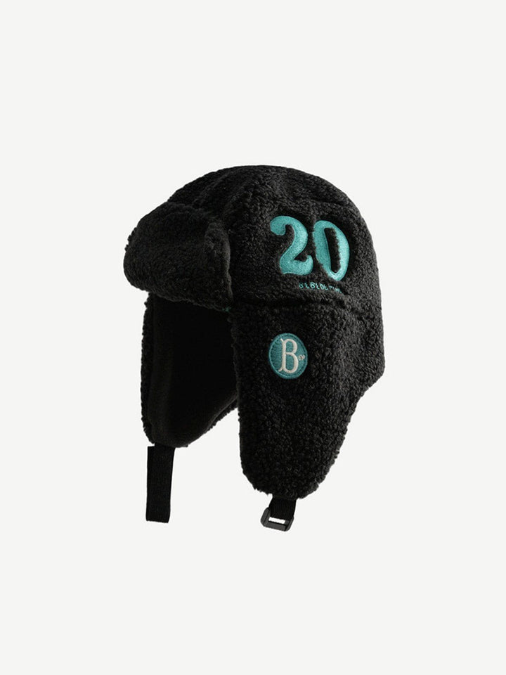 TALISHKO - Number 20 Embroidered Sherpa Hat - streetwear fashion, outfit ideas - talishko.com