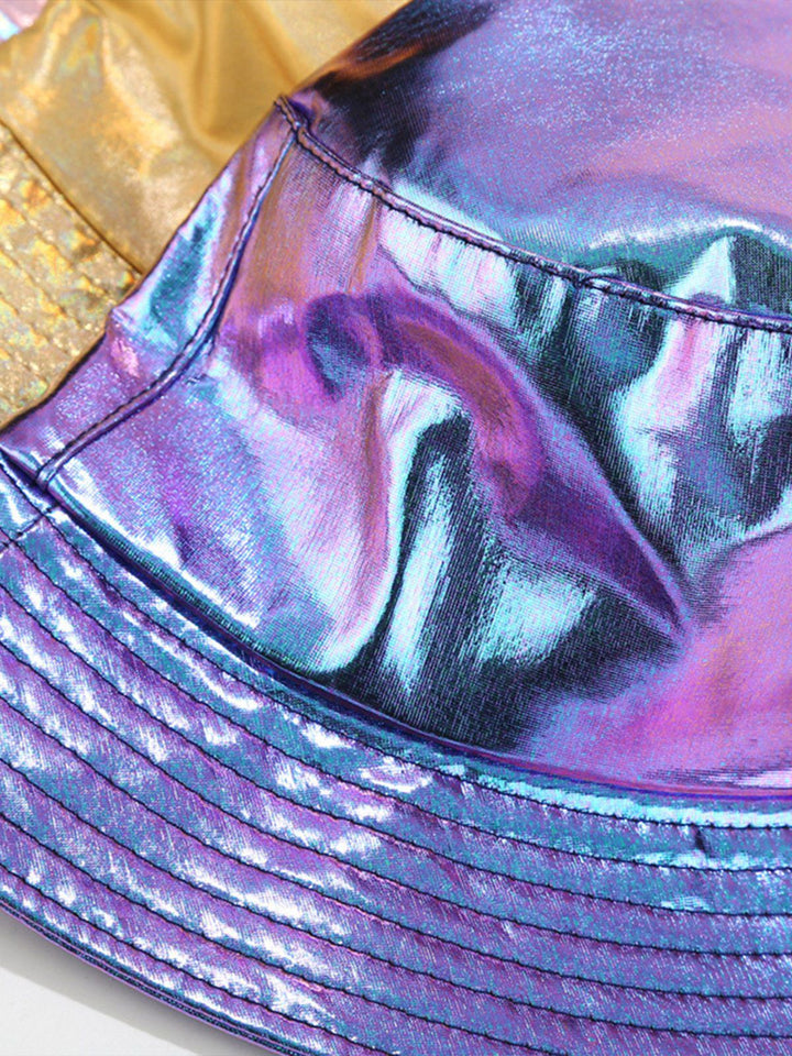 TALISHKO - PU Laser Multicolor Hat - streetwear fashion, outfit ideas - talishko.com