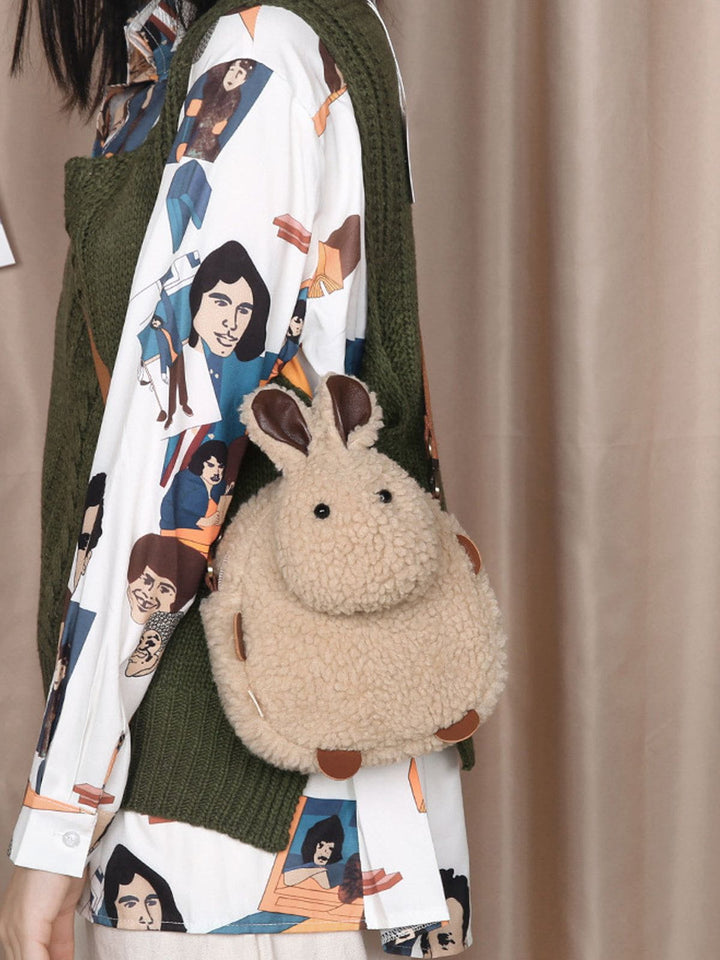 TALISHKO - Sherpa Mini Rabbit Bag - streetwear fashion, outfit ideas - talishko.com