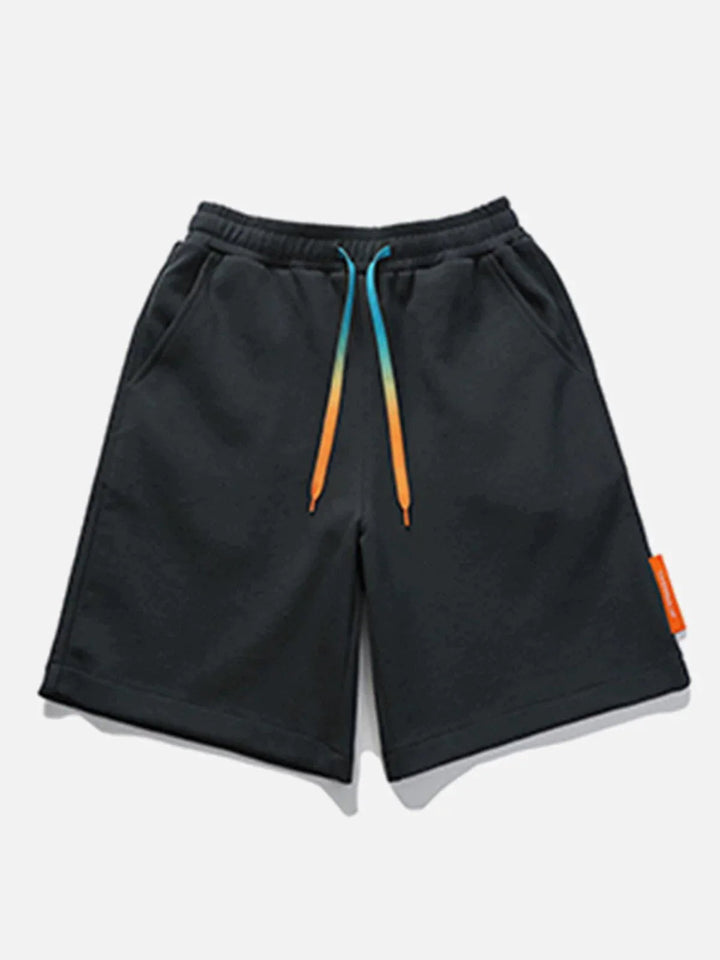 TALISHKO - Small Label Colored Drawstring Shorts - streetwear fashion, outfit ideas - talishko.com