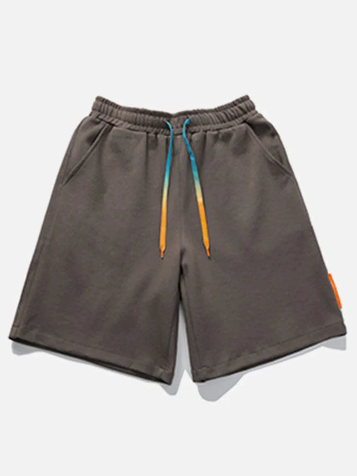 TALISHKO - Small Label Colored Drawstring Shorts - streetwear fashion, outfit ideas - talishko.com