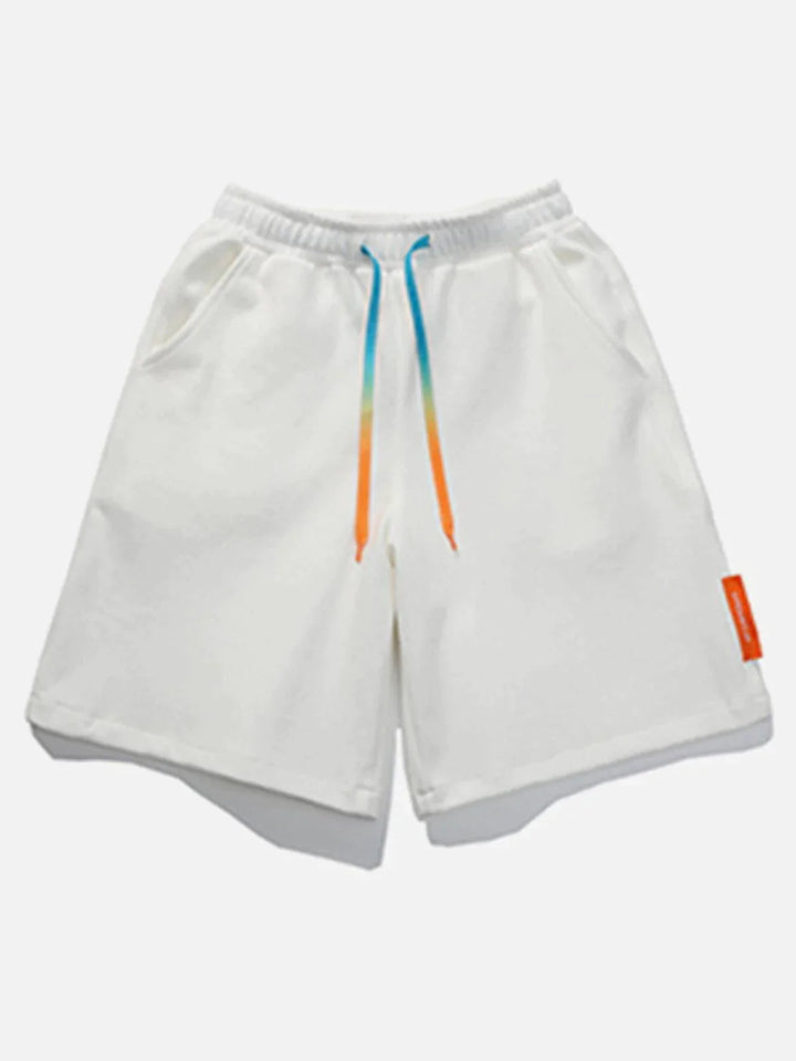 TALISHKO - Small Label Colored Drawstring Shorts - streetwear fashion, outfit ideas - talishko.com