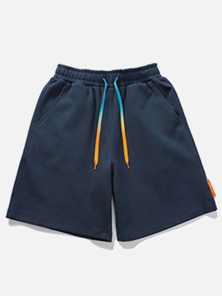 TALISHKO - Small Label Colored Drawstring Shorts - streetwear fashion, outfit ideas - talishko.com