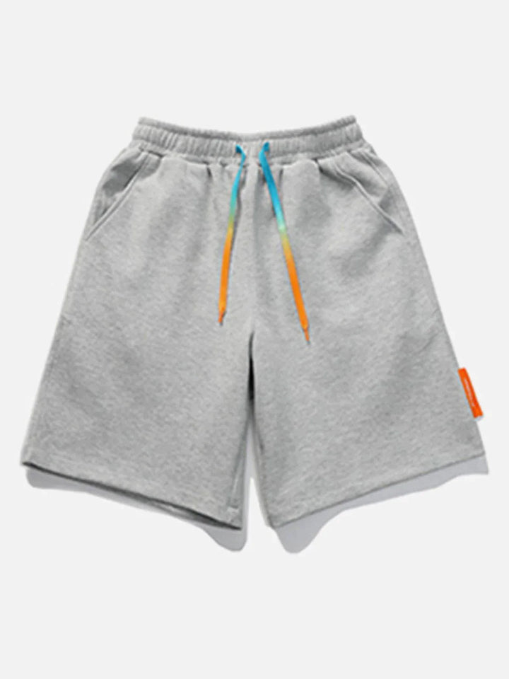 TALISHKO - Small Label Colored Drawstring Shorts - streetwear fashion, outfit ideas - talishko.com