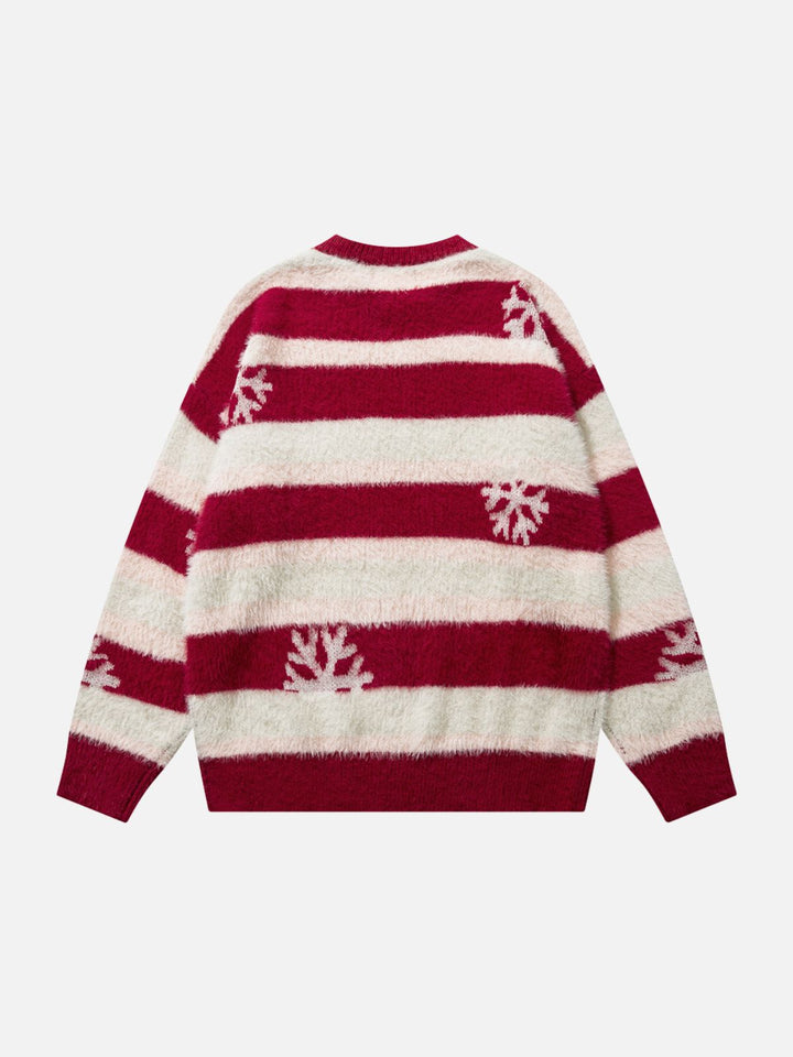 TALISHKO - Snowflake Print Christmas Sweater - streetwear fashion, outfit ideas - talishko.com