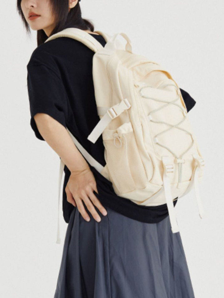 TALISHKO - Solid Color Drawstring Shoulder Bag - streetwear fashion, outfit ideas - talishko.com