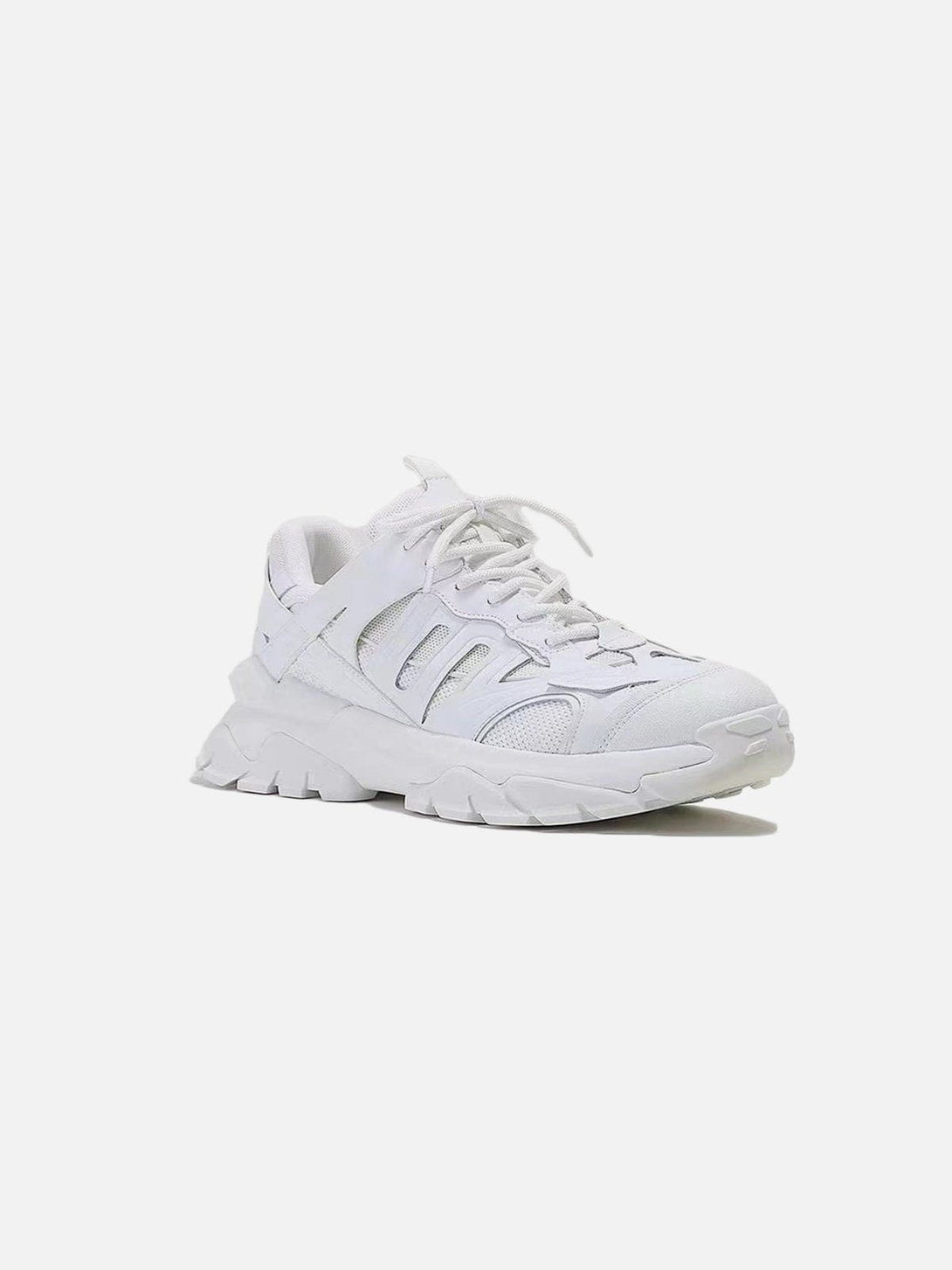 TALISHKO - Solid Color Mesh Sneakers - streetwear fashion, outfit ideas - talishko.com